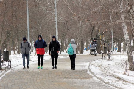 Зима в парке Победы (фоторепортаж)