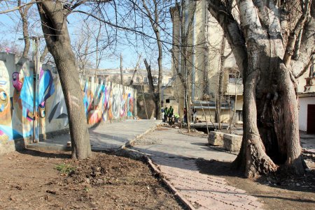 После субботника в Летнем театре (фоторепортаж)