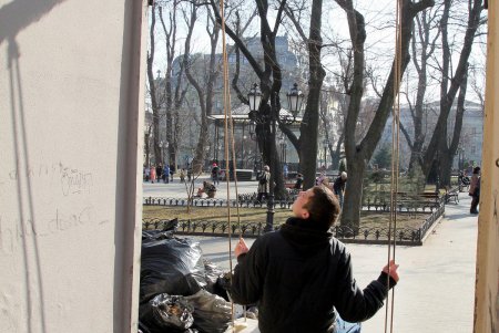 После субботника в Летнем театре (фоторепортаж)