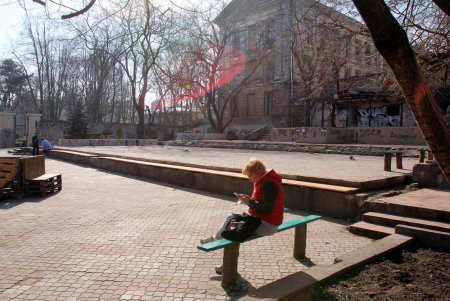После субботника в Летнем театре (фоторепортаж)