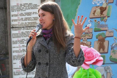 Юные одесситы встретили в зоопарке весну