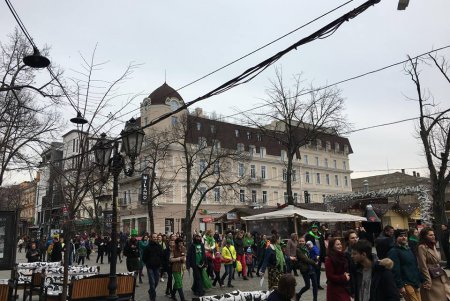 В Одессе состоялся парад ко Дню святого Патрика (фото, видео)