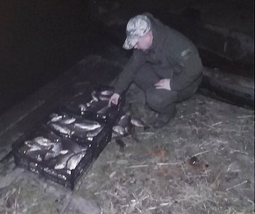 Полтысячи рыбин выловил браконьер в Одесской области (фото)