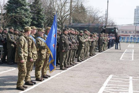 Одесских нацгвардейцев поздравили с профессиональным праздником (фото)