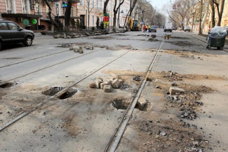 Реконструкция Софиевской (фоторепортаж)