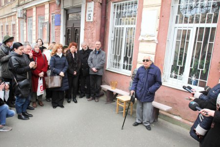 Открытие мемориальной доски Андрею Сове (фоторепортаж)