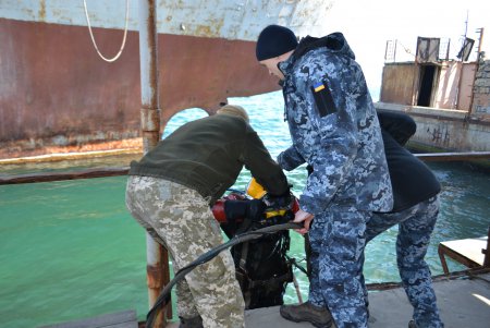 На базе «Юг» ВМС Украины организованы курсы будущих водолазов