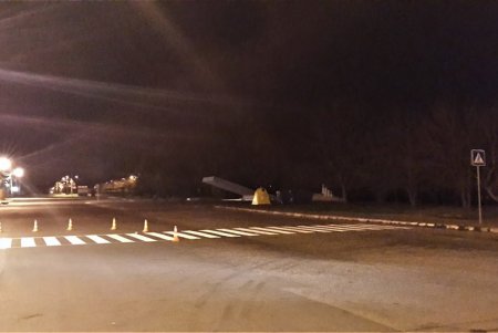 В районе 411-й батареи обновили дорожную разметку (фото)