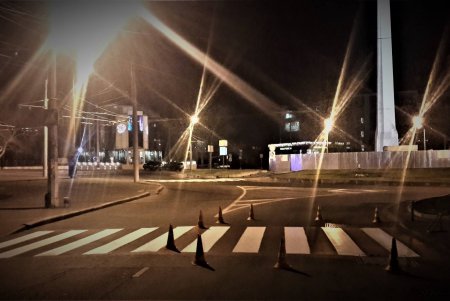 В районе площади 10 Апреля обновили дорожную разметку (фото)