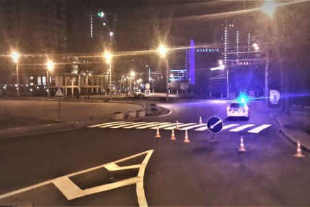 В районе площади 10 Апреля обновили дорожную разметку (фото)