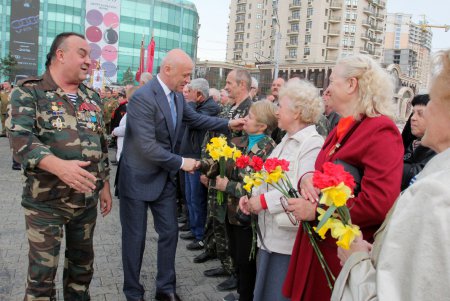 Одесса празднует 75 лет со дня освобождения от нацистских оккупантов (фоторепортаж)
