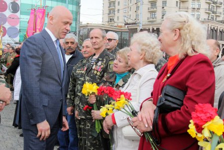 Одесса празднует 75 лет со дня освобождения от нацистских оккупантов (фоторепортаж)