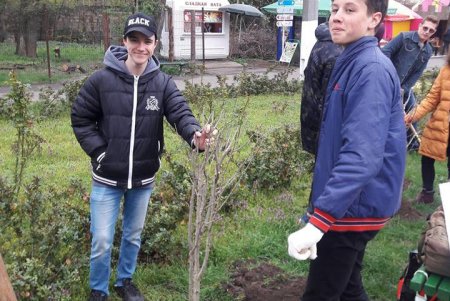 Одесские любители зимнего плавания провели субботник в зоопарке (фото)