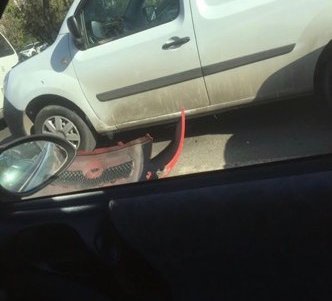 Небольшая авария стала причиной крупной пробки на Таирова (фото)