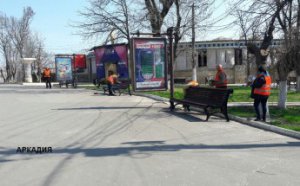 Побережье Одессы готовят к курортному сезону