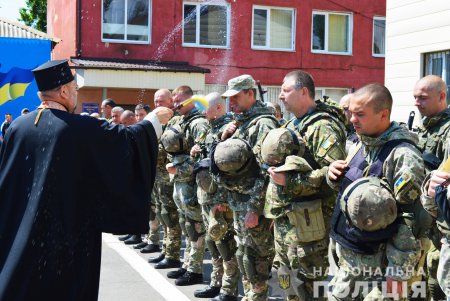 Бойцы батальона «Шторм» отправились из Одессы в Мариуполь (фото, видео)