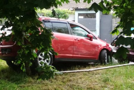 На Тенистой произошло ДТП с участием двух иномарок (фото) 