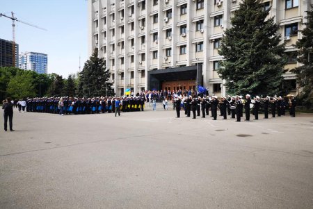 Одесская молодежь устроила флешмоб ко Дню Европы (фото)