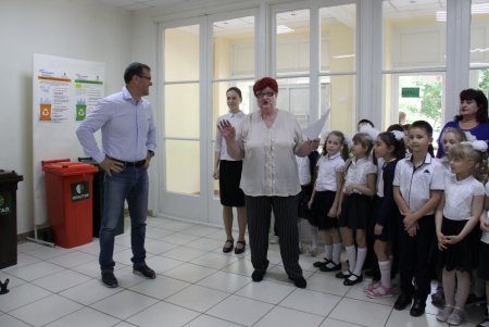 От теории к практике: в школах Малиновского района реализуется проект раздельного сбора мусора (фото)