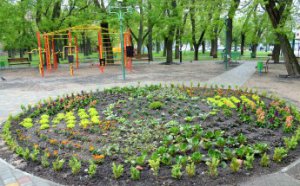 В Приморском районе завершается благоустройство парка Космонавтов (фото)