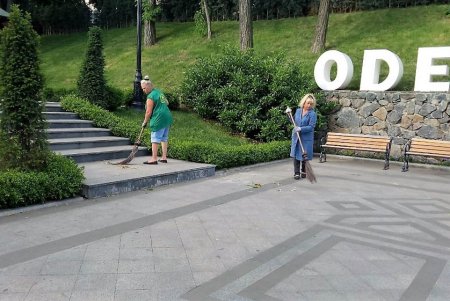 Клумбы возле Оперного театра украсили более 3500 цветов (фото)