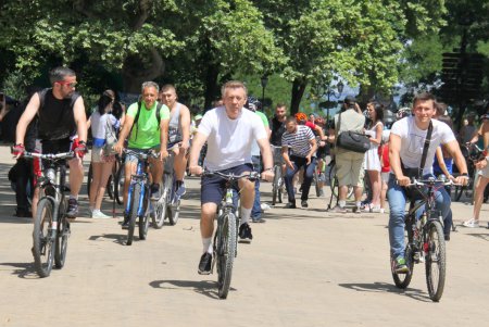«Вижу! Могу! Помогу!»: незрячие люди отправились в велопробег по Одесской области (фоторепортаж)
