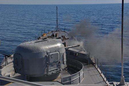 Боевые испытания успешно прошел флагман украинского ВМФ  (фото)