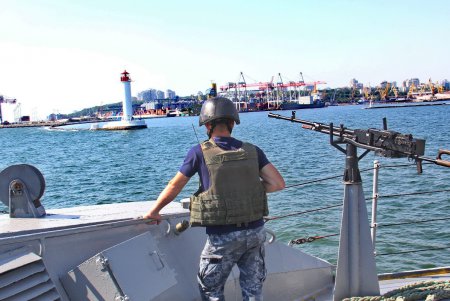 Боевые испытания успешно прошел флагман украинского ВМФ  (фото)
