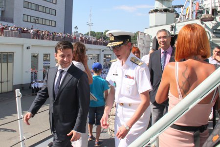 День Военно-Морских Сил Украины: рабочий визит Владимира Зеленского в Одессу (фоторепортаж)