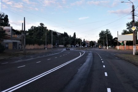 Обновленная дорожная разметка появилась на Балковской (фото)