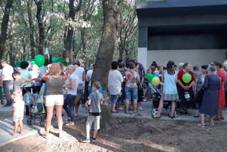 В парке мемориала 411-й батареи открыли новый бюветный комплекс (фото)