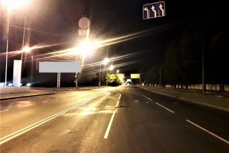 На Люстдорфской дороге освежили дорожную разметку (фото)
