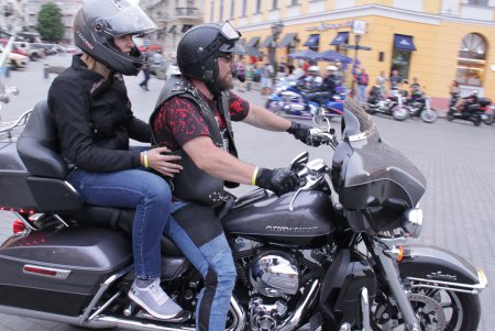 По Одессе проехал «Мотопробег единства» (фоторепортаж)