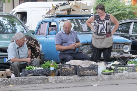 Стихийная торговля в Одессе (фоторепортаж)
