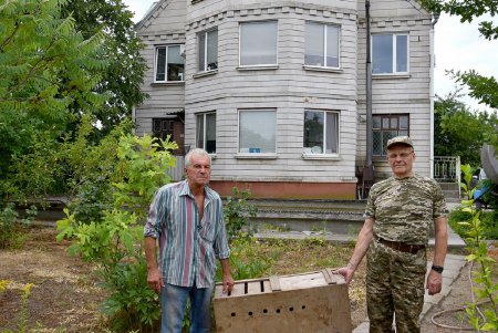 В Дунайском заповеднике поселили первого птенца краснокнижного филина для создания новой популяции (фото)