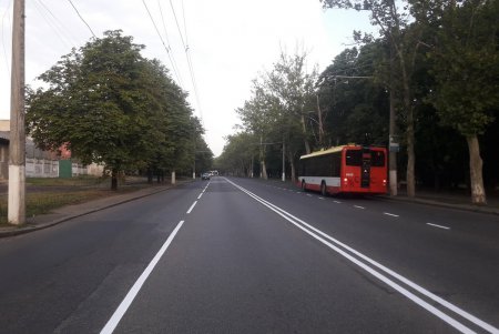 Дорожную разметку обновили на улице Разумовской и Мельницкой (фото)