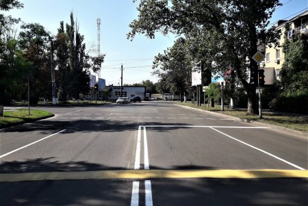 Обновлена разметка на двух одесских улицах с интенсивным движением (фото)