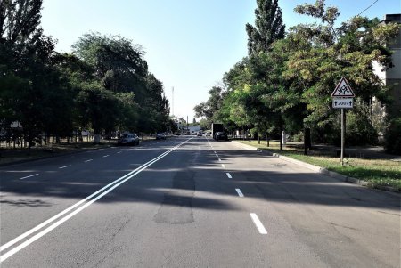 Обновлена разметка на двух одесских улицах с интенсивным движением (фото)