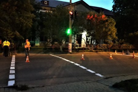 Возле школ на Молдаванке и Слободке обновлена дорожная разметка (фото)