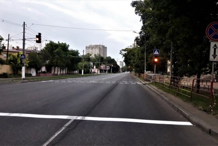 Возле университетов и школ освежили дорожную разметку (фото)