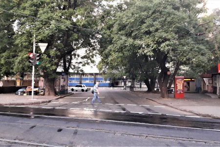 В центре и на Молдаванке обновляют дорожную разметку перед учебными заведениями (фото)