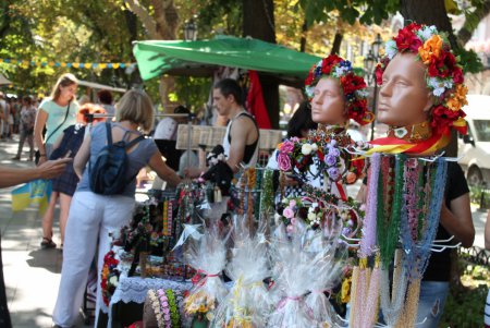 В Одессе отмечают День Государственного флага Украины (фоторепортаж)