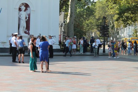 В Одессе отмечают День Государственного флага Украины (фоторепортаж)