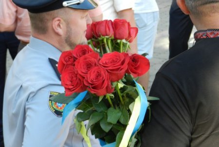 День Независимости: одесситы возложили цветы к памятнику Тарасу Шевченко (фото)