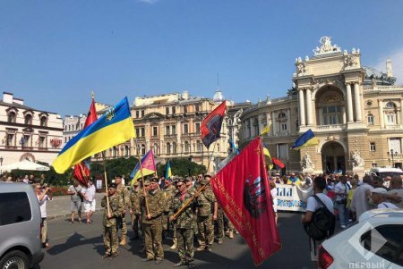 В Одессе состоялся «Марш патриотов и защитников Украины» (фото)