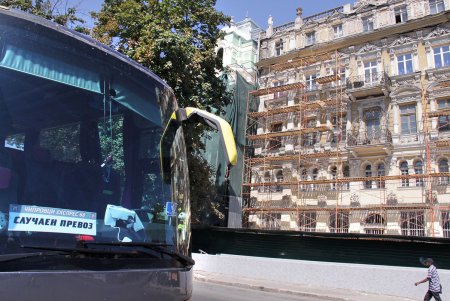 Реставраторы показали одесситам первые результаты своей работы по восстановлению Дома Руссова (фоторепортаж)