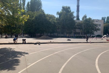 Новый роллердром строят на улице Крымской (фото)