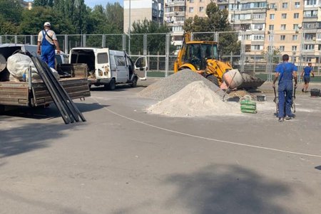 Новый роллердром строят на улице Крымской (фото)