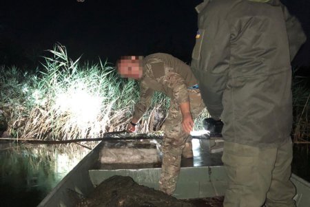 Рейд в акватории Днестра и Турунчука: изъяты более 800 метров браконьерских сетей (фото)