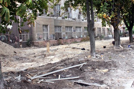 Как реконструируют бульвар Жванецкого (фоторепортаж)